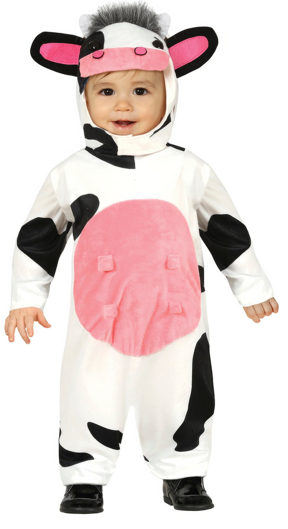 GP76086 – Tierkarneval Kuh Einteiler Baby Kostümspiel – Größe: 86/92 – Farbe: Weiß