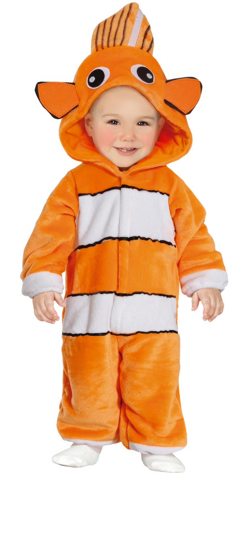 GP76090 – Meeresbewohner Faschingskostüm Fisch – Größe: 74/80 – Farbe: Orange
