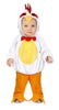 GP76094 – Huhn Kapuzenanzug Karneval Tiere – Größe: 74/80 – Farbe: Weiß