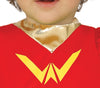 GP76096 – Superheld Comic Abenteuer Baby Kostüm – Größe: 74/80 – Farbe: Rot