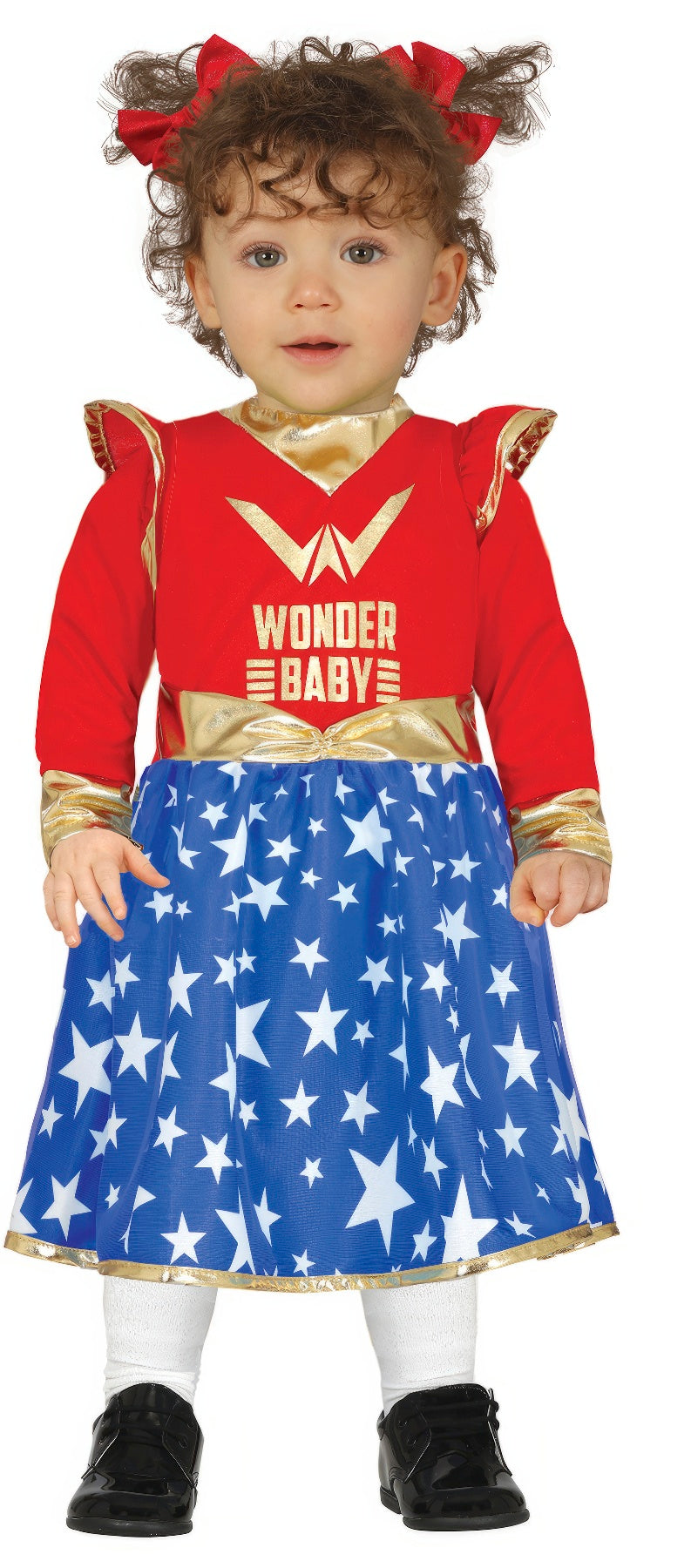 GP76096 – Superheld Comic Abenteuer Baby Kostüm – Größe: 86/92 – Farbe: Rot