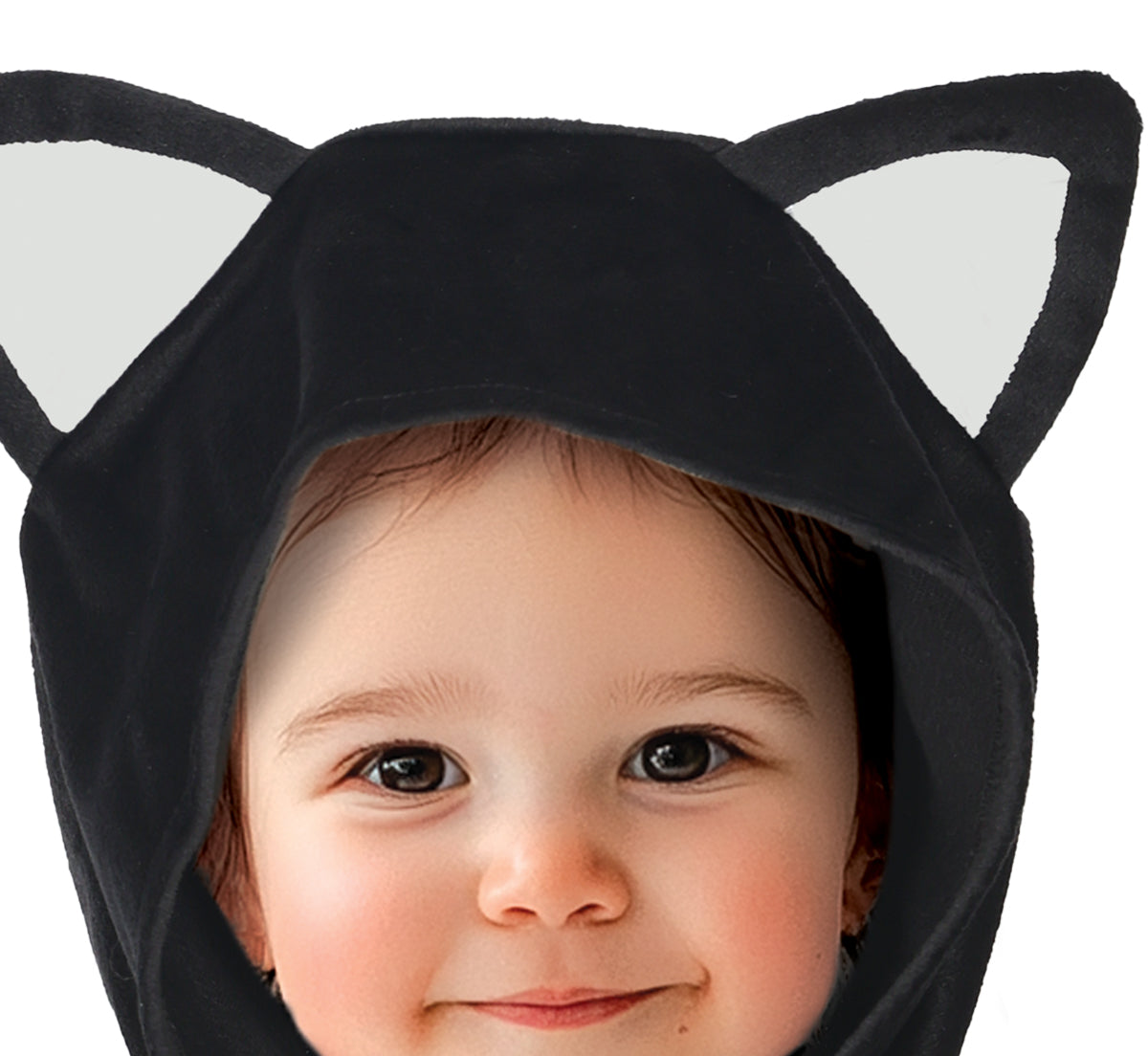 GP76098 – Tierabenteuer Katzenponcho Kostüm – Größe: 86/92 – Farbe: Schwarz