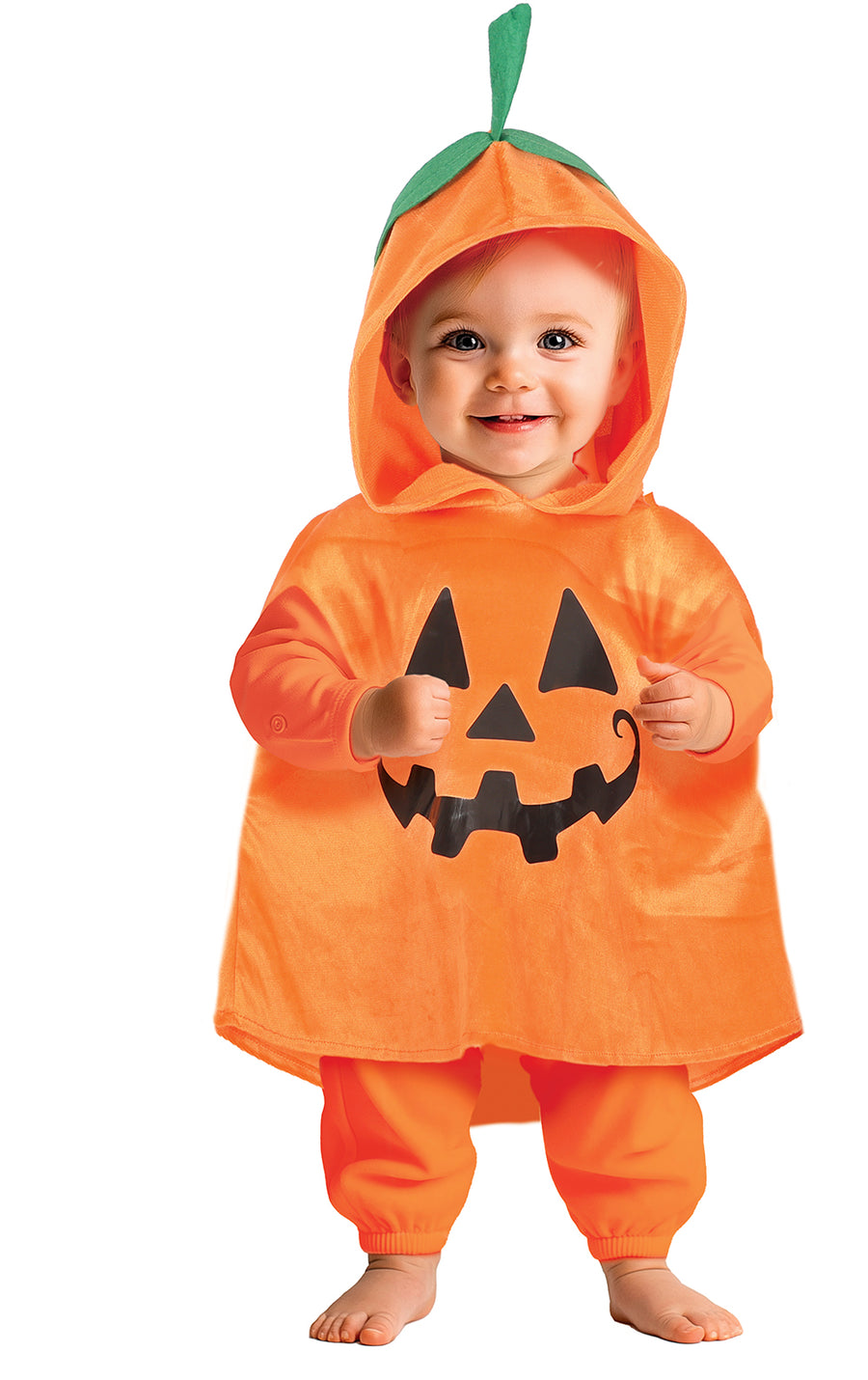 Halloween Kürbis Kostüm Poncho Kapuzenumhang