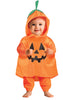 GP76099 – Halloween Kürbis Kostüm Poncho Kapuzenumhang – Größe: 86/92 – Farbe: Orange