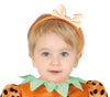 GP76100 – Halloween Kürbis Kostüm Orange Schwarz Punkte – Größe: 74/80, 86/92, 92/98 – Farbe: Orange