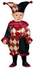 GP76104 – Clown Baby Kostüm Harlekin Halloween Spaß – Größe: 74/80, 86/92 – Farbe: Grau