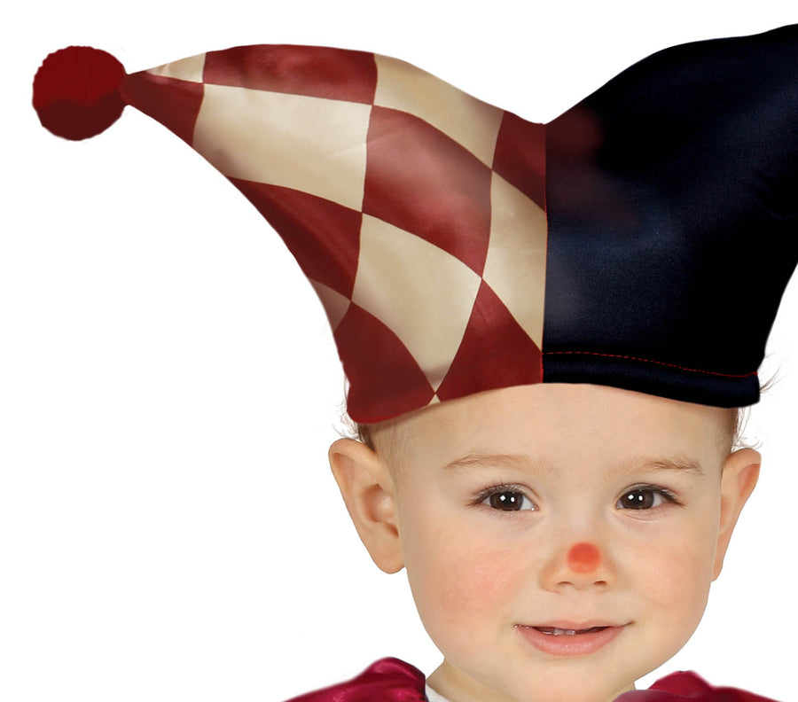 GP76104 – Clown Baby Kostüm Harlekin Halloween Spaß – Größe: 74/80, 86/92 – Farbe: Grau, Ansicht 2