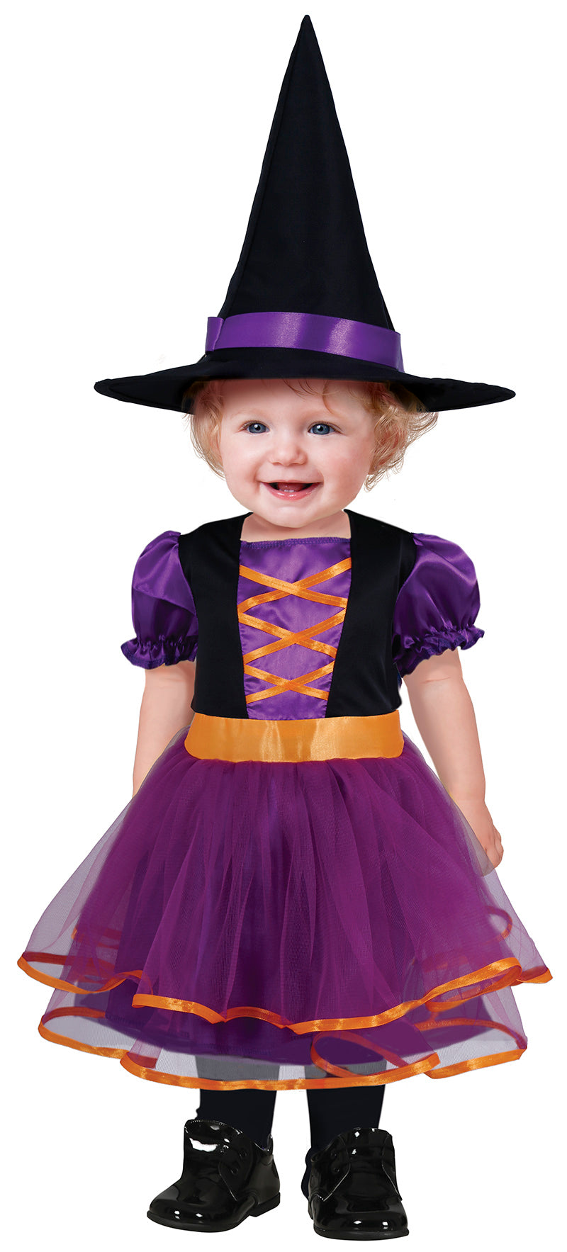 Hexenkostüm für Babys mit Hut und Kleid