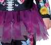 GP76114 – Blumenwelt Magisches Skelett Babykostüm – Größe: 74/80 – Farbe: Schwarz