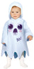 GP76120 – Gespenst Halloween Kostüm Tunika Mit Kapuze – Größe: 74/80 – Farbe: Weiß