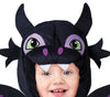 GP76124 – Drachen Jumpsuit Halloween Fantasie – Größe: 74/80 – Farbe: Schwarz