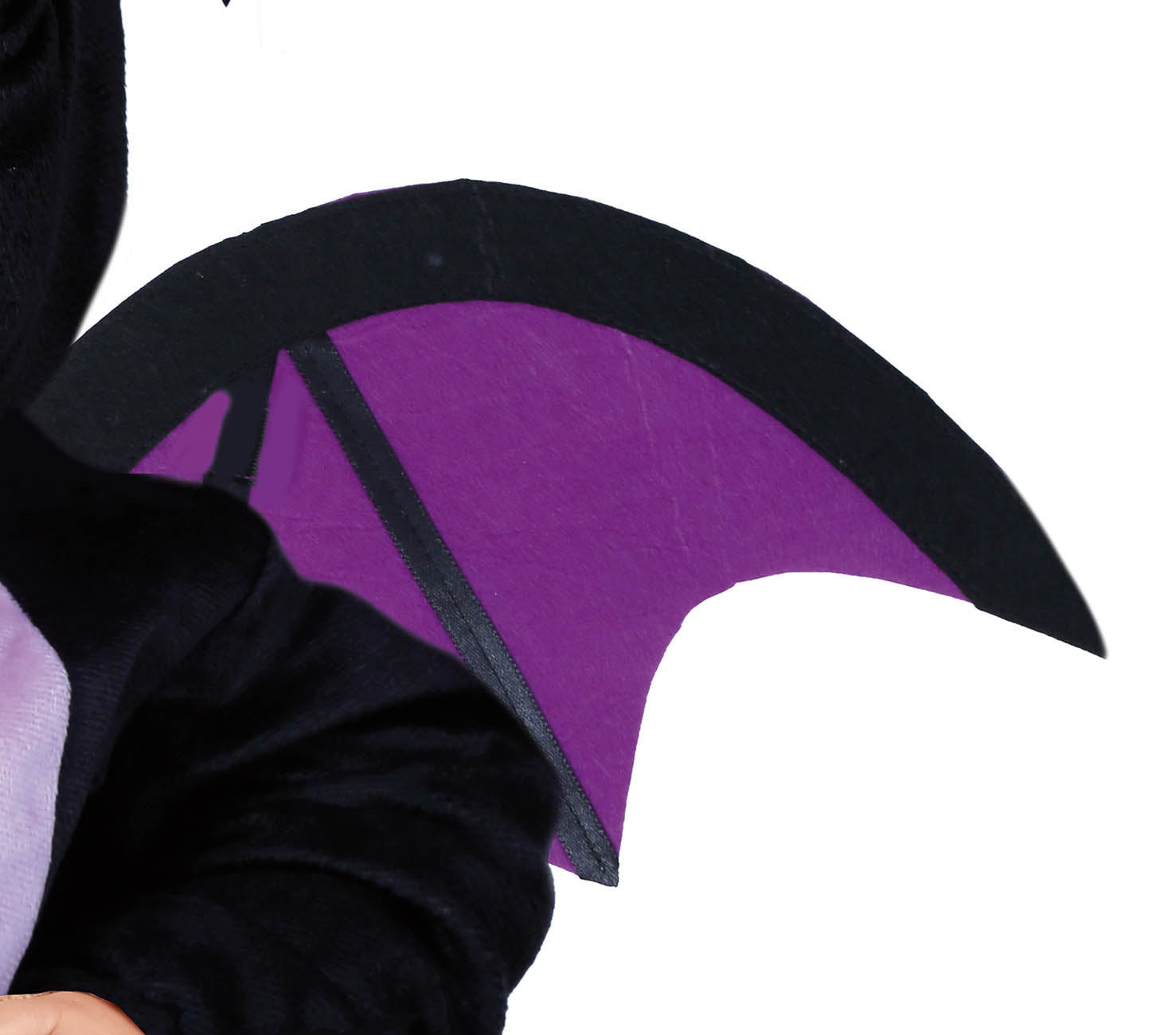 GP76124 – Drachen Jumpsuit Halloween Fantasie – Größe: 74/80 – Farbe: Schwarz