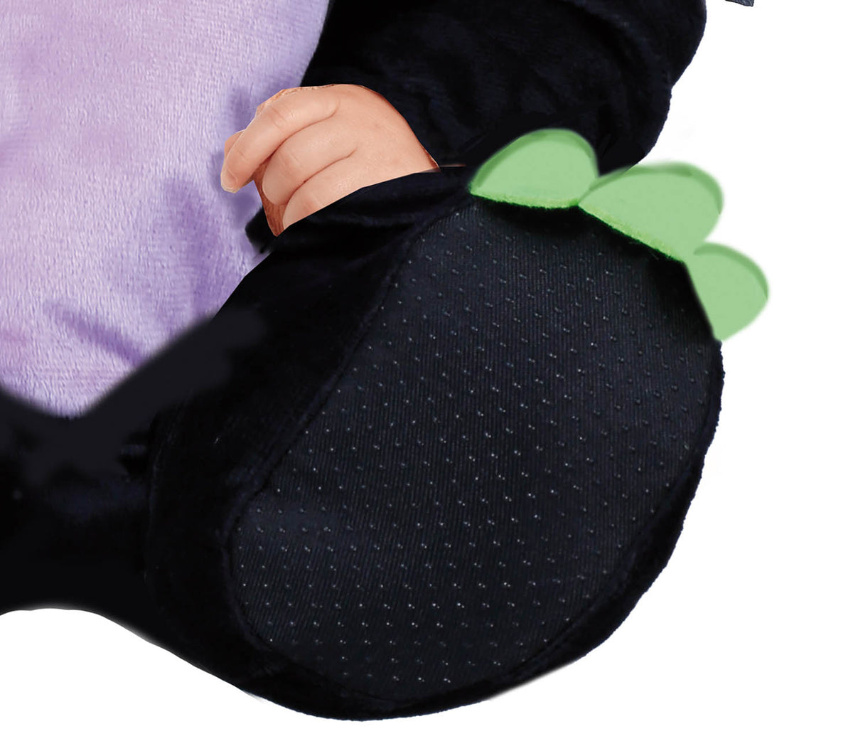 GP76124 – Drachen Jumpsuit Halloween Fantasie – Größe: 86/92 – Farbe: Schwarz