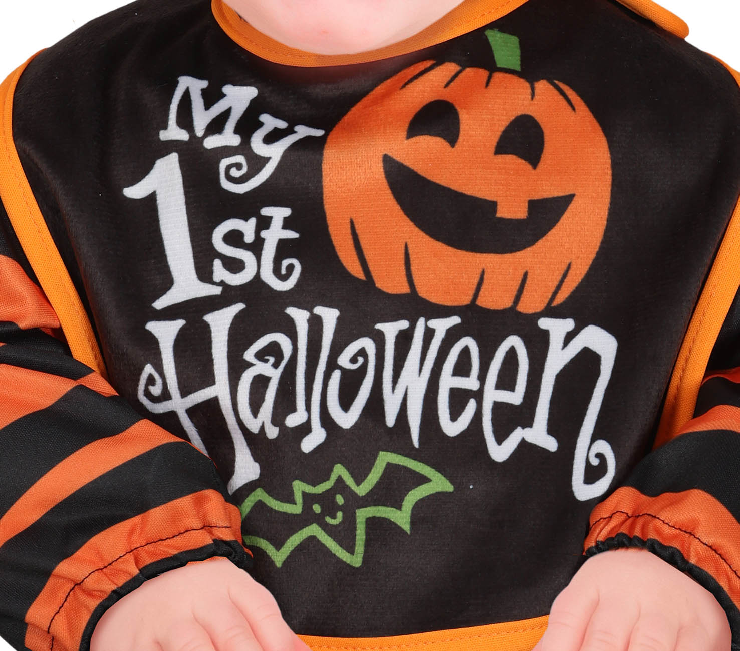 GP76126 – Halloween Kürbis Baby Outfit – Größe: 74/80 – Farbe: Schwarz
