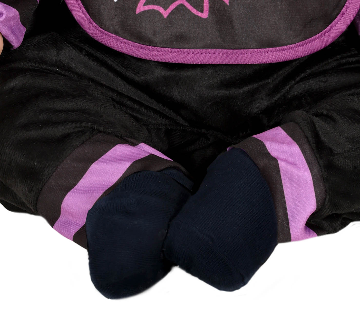 GP76128 – Halloween Kürbis Katze Baby Outfit – Größe: 86/92 – Farbe: Schwarz