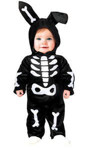 Skelett Hase Kostüm für Babys mit Kapuze, Bild 1