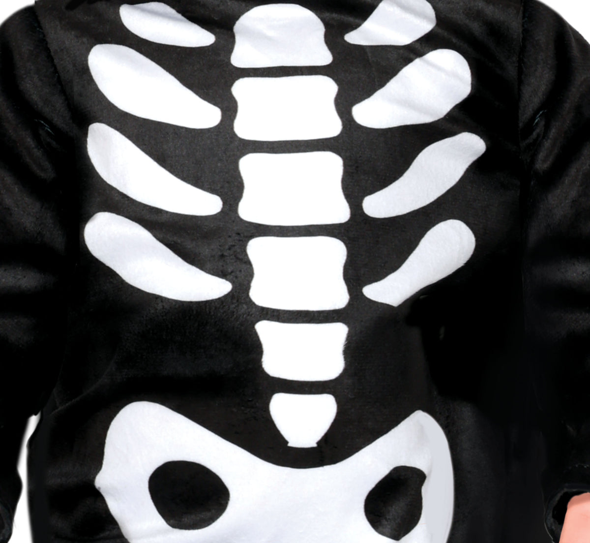 GP76136 – Skelett Hase Halloween Abenteuer – Größe: 74/80, 86/92 – Farbe: Schwarz