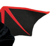 GP76142 – Fledermaus Halloween Baby Kapuzenoverall – Größe: 74/80, 86/92 – Farbe: Schwarz