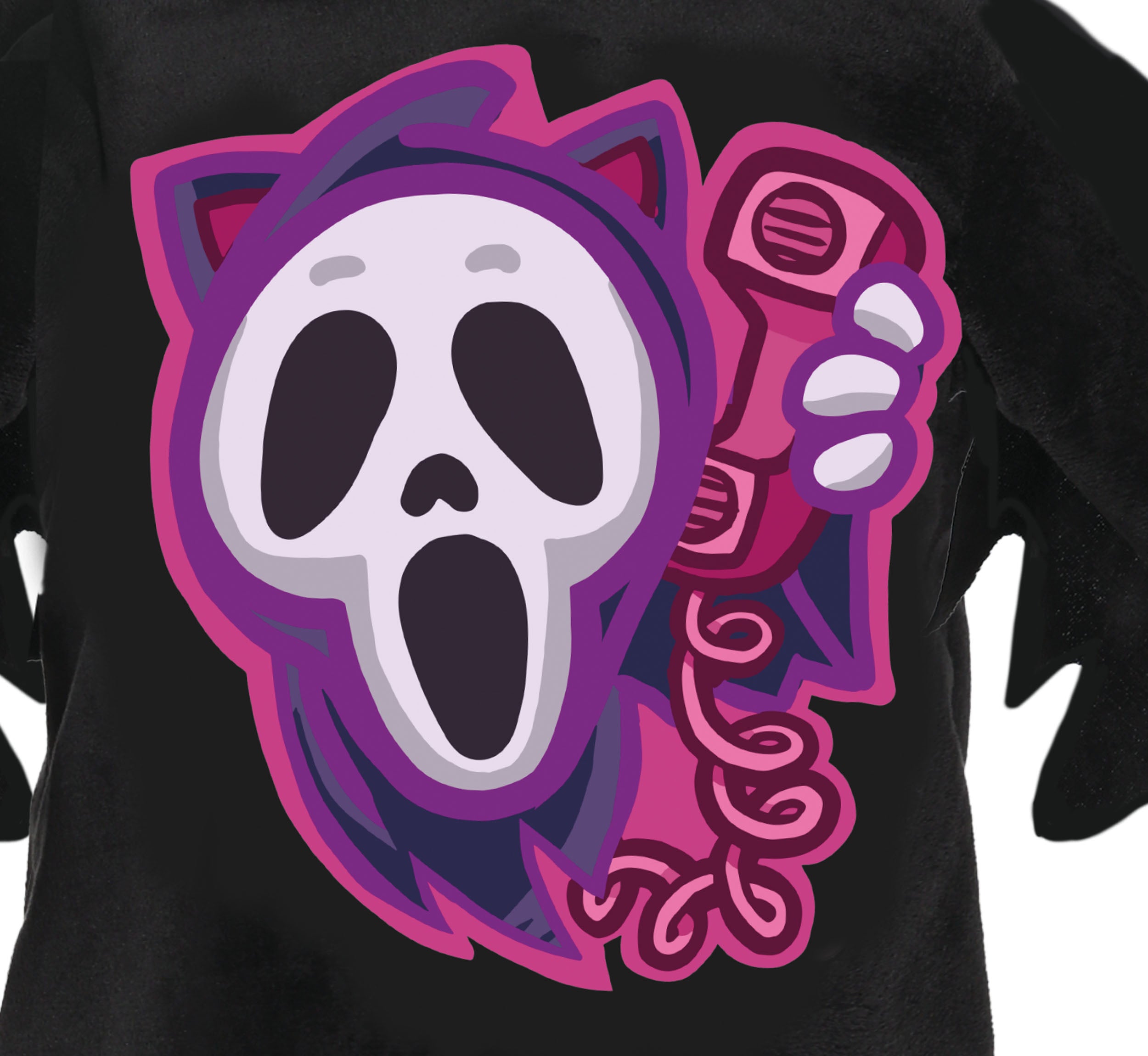 GP76144 – Halloween Geist Kapuze Tunika Baby – Größe: 74/80, 86/92 – Farbe: Schwarz