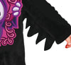 GP76144 – Halloween Geist Kapuze Tunika Baby – Größe: 74/80, 86/92 – Farbe: Schwarz