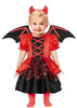 GP76146 – Halloween Dämon Baby Kostüm Mit Flügeln – Größe: 74/80, 86/92 – Farbe: Rot