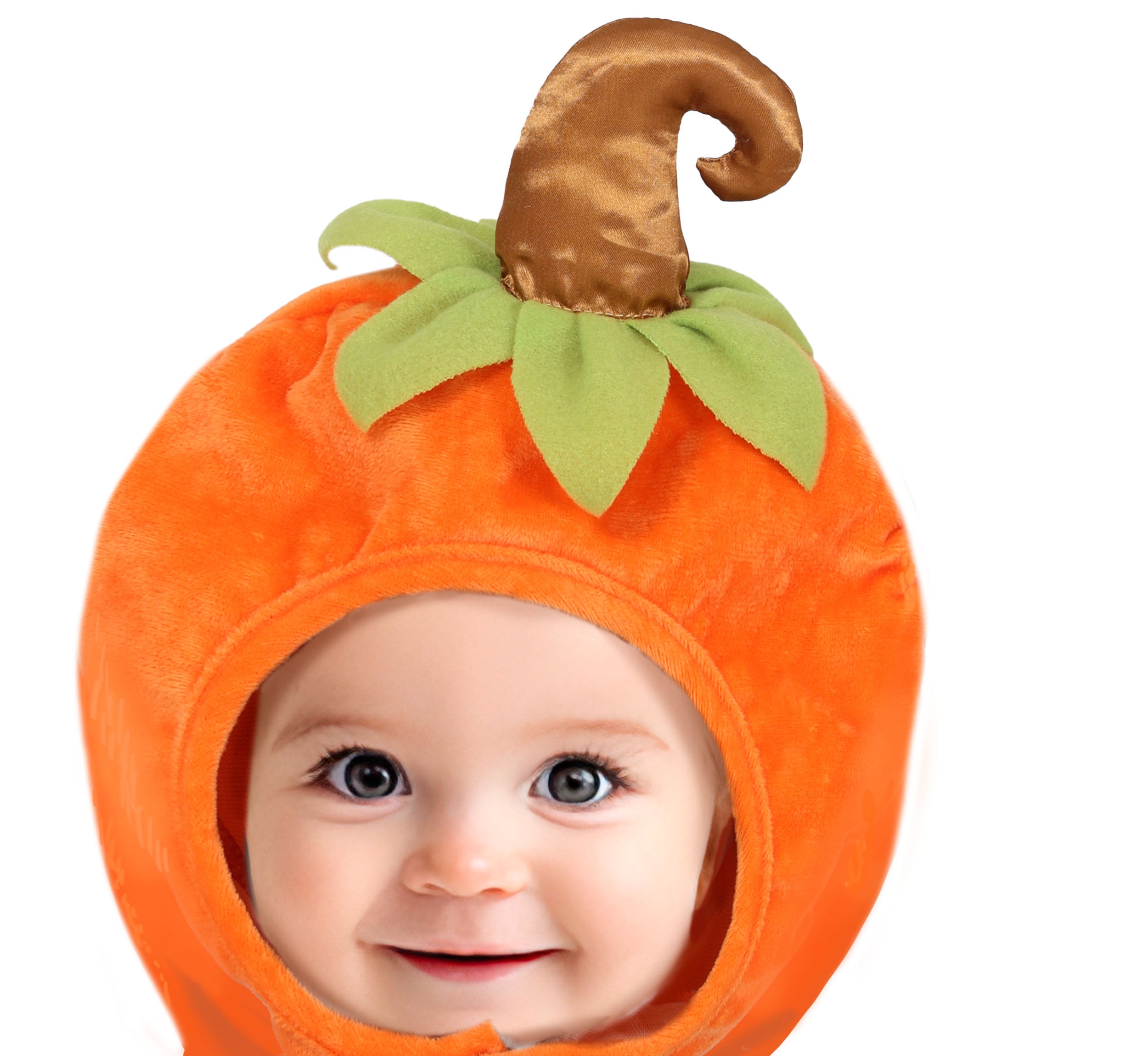 GP76148 – Halloween Kürbis Strampler Kostüm Baby – Größe: 74/80, 86/92 – Farbe: Orange