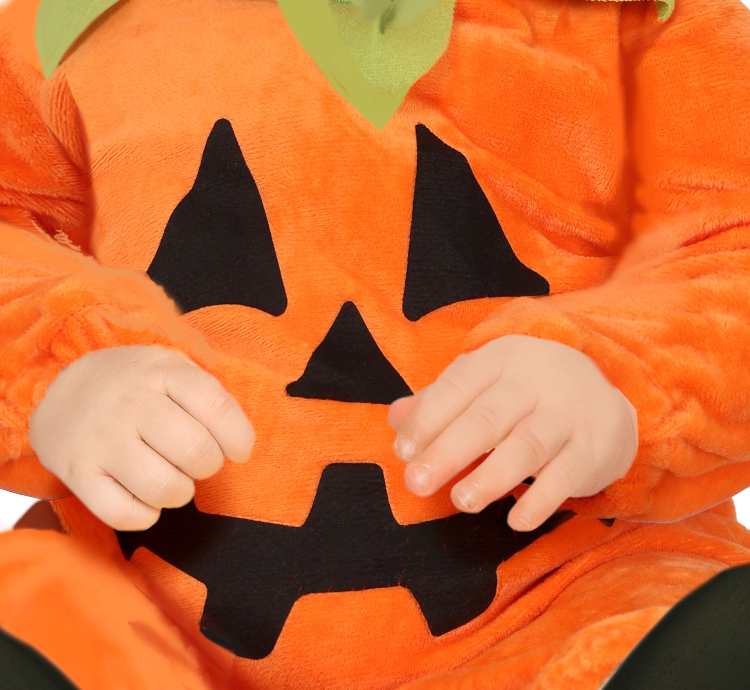 GP76148 – Halloween Kürbis Strampler Kostüm Baby – Größe: 74/80, 86/92 – Farbe: Orange