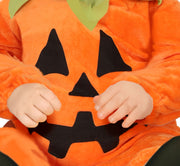 Kürbis Kostüm für Babys orange mit Kapuze, Bild 3