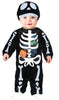 GP76154 – Skelett Halloween Abenteuer Kleidung – Größe: 74/80, 86/92 – Farbe: Schwarz