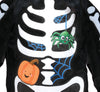 GP76154 – Skelett Halloween Abenteuer Kleidung – Größe: 74/80, 86/92 – Farbe: Schwarz