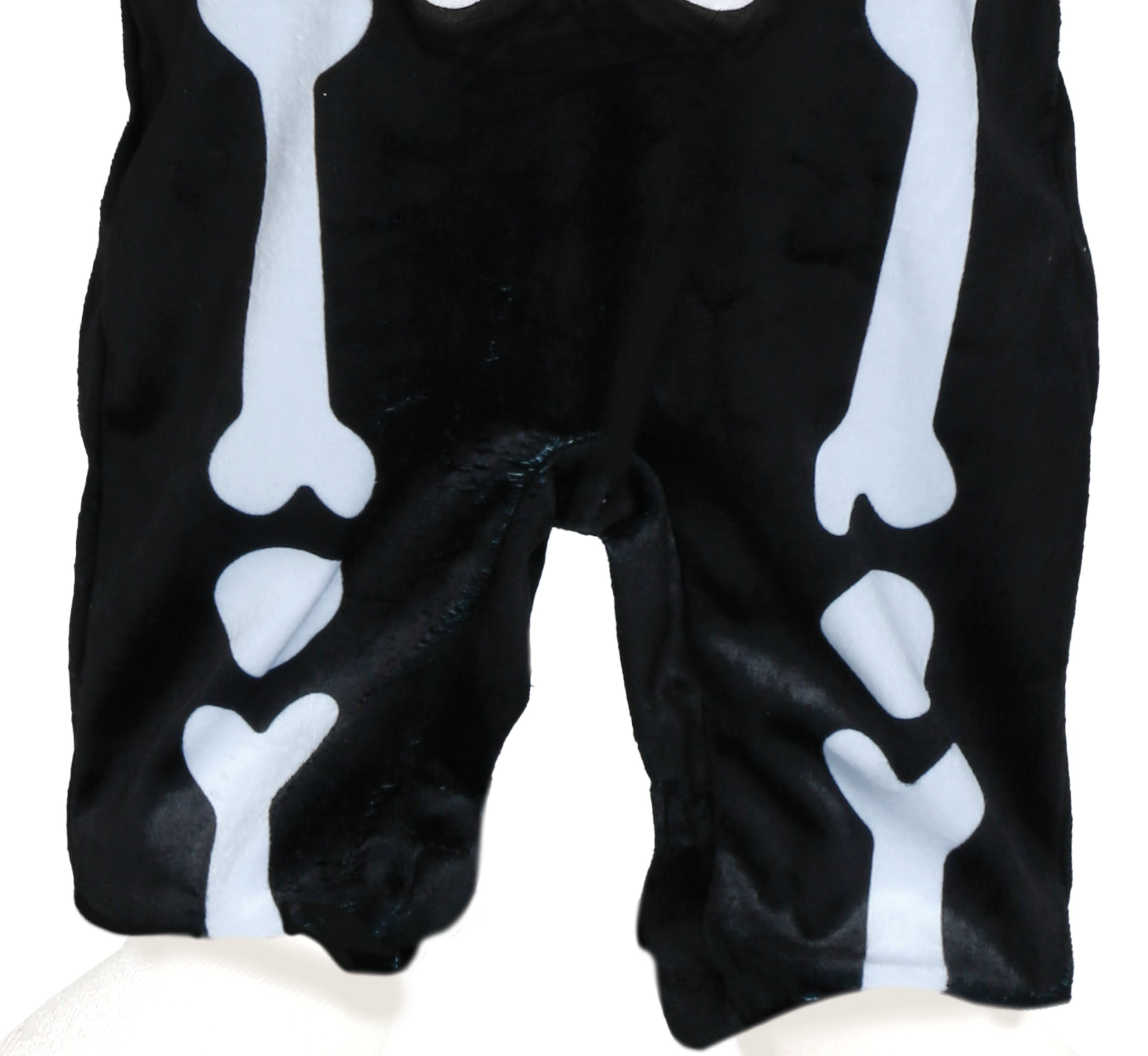 GP76154 – Skelett Halloween Abenteuer Kleidung – Größe: 74/80, 86/92 – Farbe: Schwarz