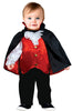 GP76156 – Vampir Halloween Baby Umhang Hemd – Größe: 74/80, 86/92 – Farbe: Schwarz