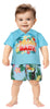 GP76158 – Sommer Tropisch Hawaii Spaß Strand Set – Größe: 74/80, 86/92, 92/98 – Farbe: Blau