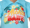 GP76158 – Sommer Tropisch Hawaii Spaß Strand Set – Größe: 74/80, 86/92, 92/98 – Farbe: Blau