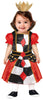 GP76164 – Märchenkönigin Herzkrone Babykostüm – Größe: 74/80, 86/92, 92/98 – Farbe: Rot
