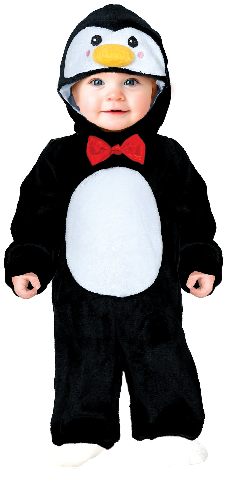 Pinguin Kostüm für Babys mit Kapuze