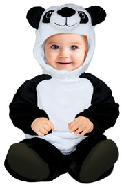 Panda Kostüm für Babys mit Kapuze, Bild 1