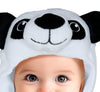 GP76171 – Panda Karnevalskostüm Baby Panda Overall – Größe: 74/80, 86/92 – Farbe: Weiß