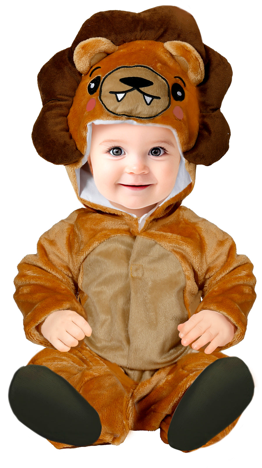 Löwen Kostüm für Babys mit Kapuze