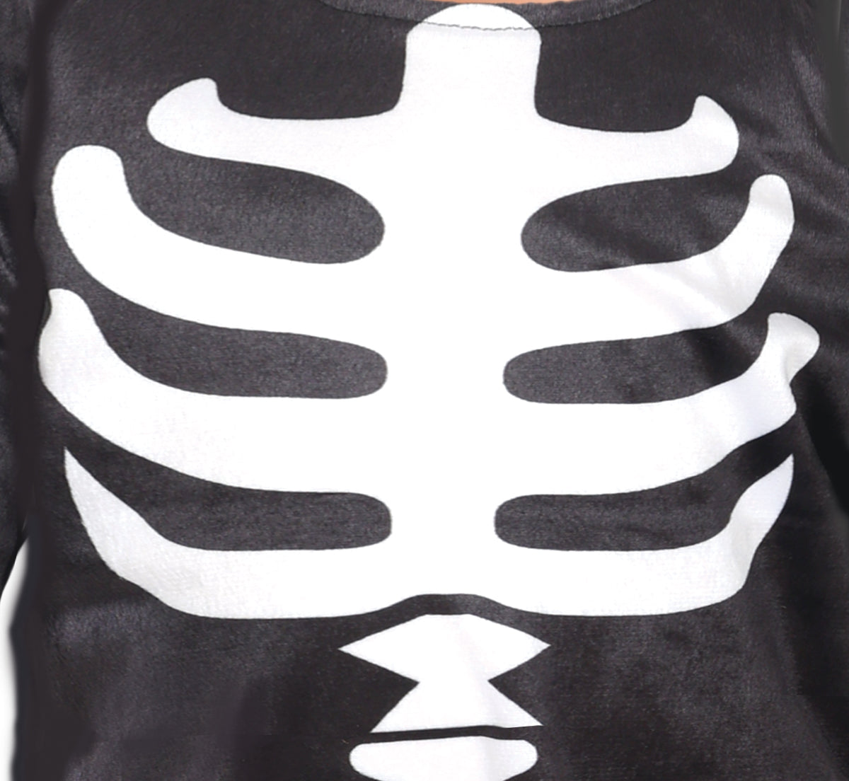 GP76187 – Maus Skelett Kostüm Halloween Niedlich – Größe: 74/80, 86/92 – Farbe: Schwarz / Weiß