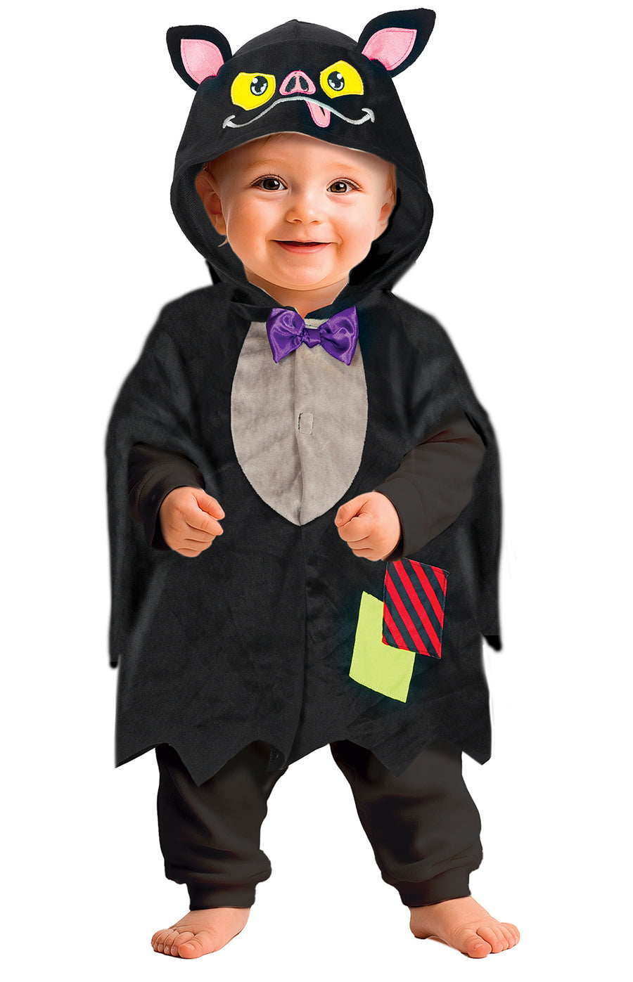 Fledermaus Poncho für Babys 88 cm mit Kapuze