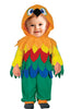 GP76205 – Papageien Karnevalsfigur Buntes Vogelkarneval – Größe: 74/80, 86/92 – Farbe: Mehrfarbig