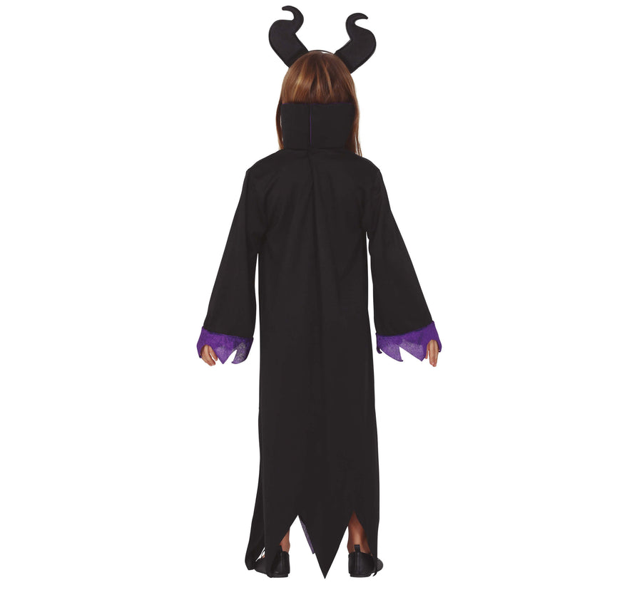 GP77003 – Märchenfee Halloween Kostüm Kinder – Größe: 110/116 – Farbe: Schwarz, Ansicht 2