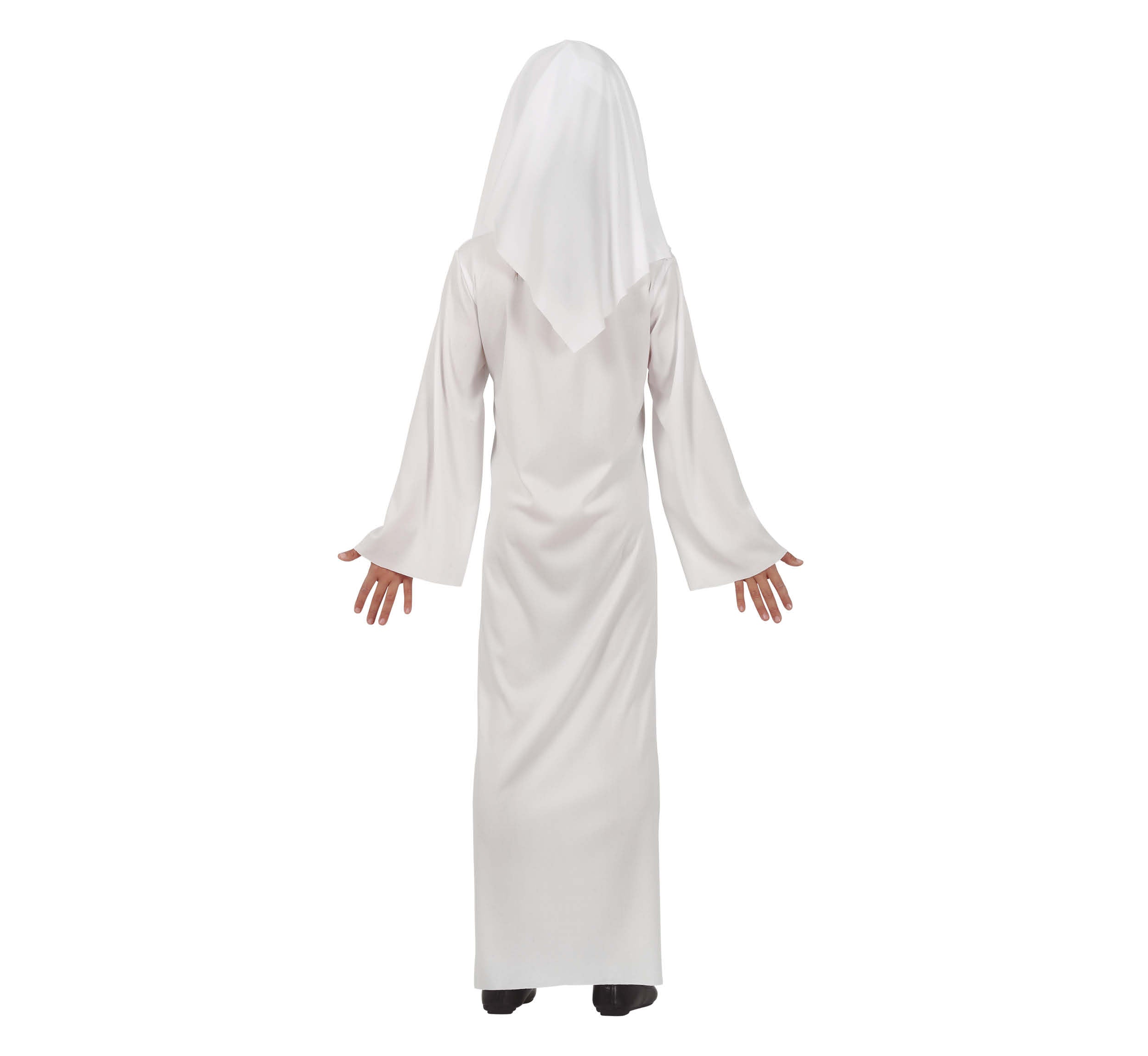 GP77009 – Halloween Geistlicher Kutte Dunkel – Größe: 110/116 – Farbe: Weiß