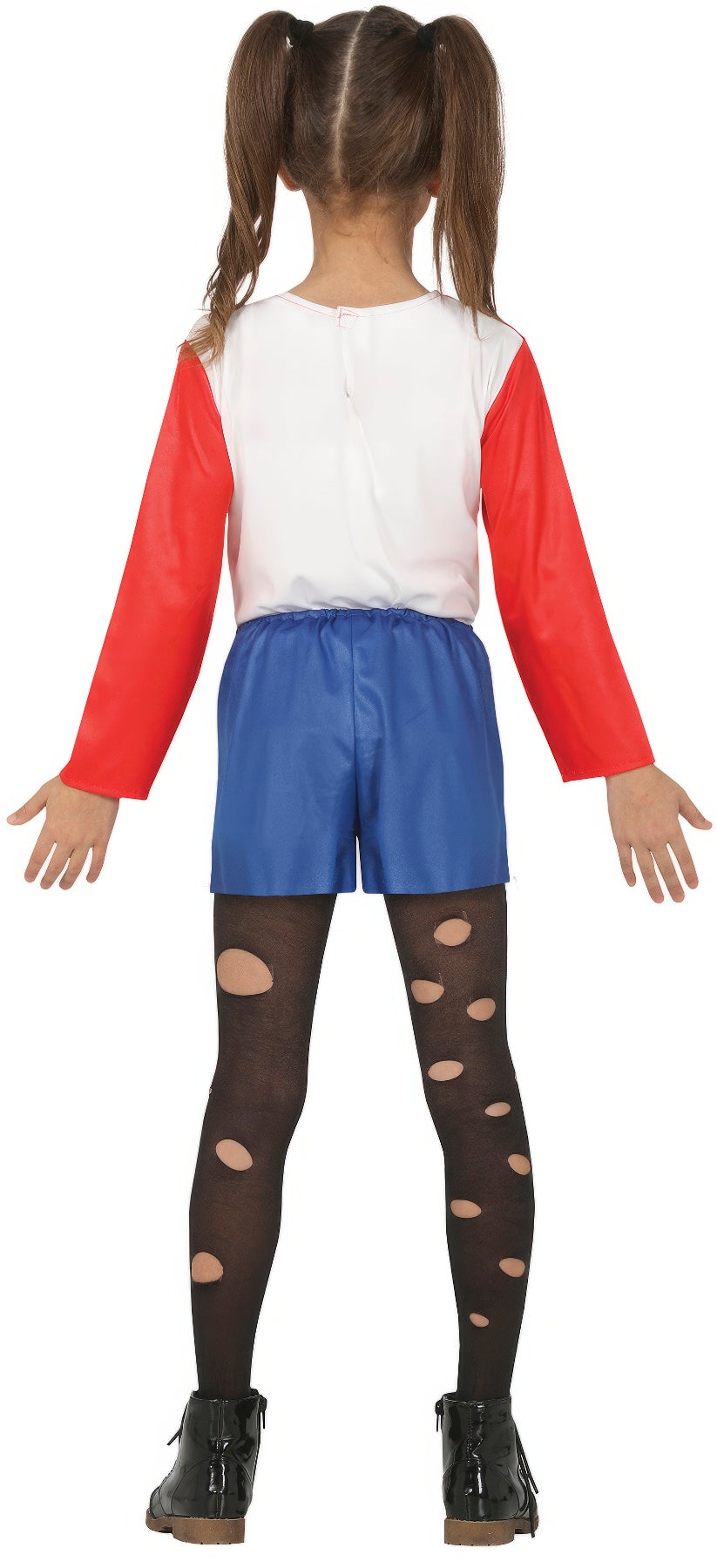 GP77016 – Superheld Comic Harlekin Kostüm – Größe: 140/146 – Farbe: Blau