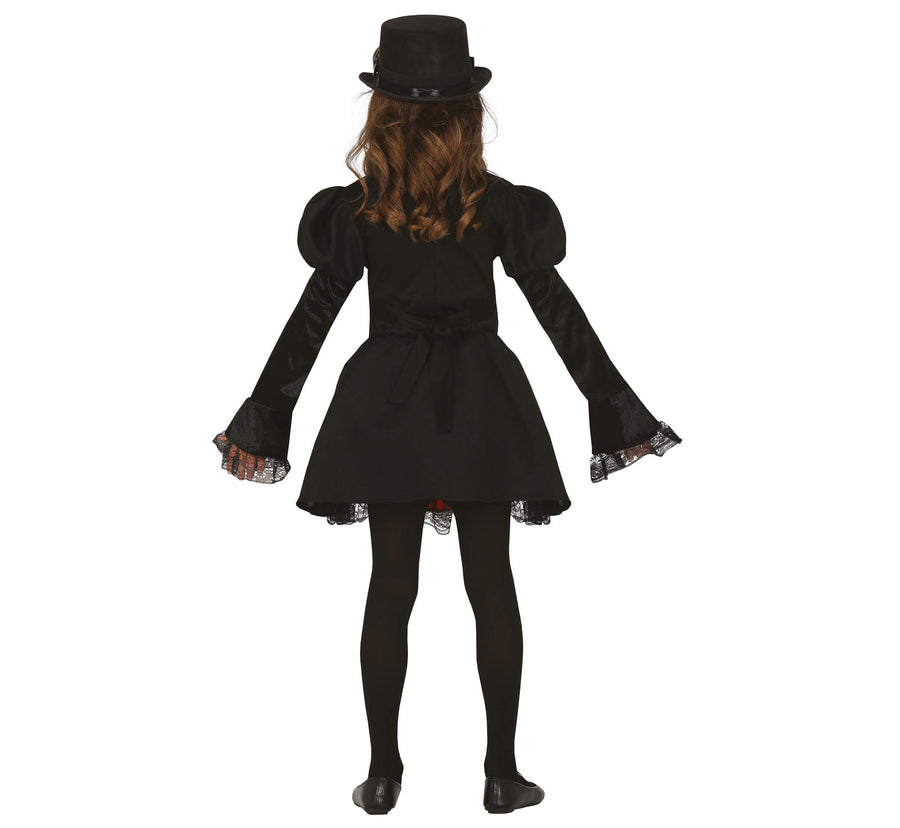 GP77022 – Steampunk Halloween Outfit Kinder – Größe: 110/116 – Farbe: Schwarz, Ansicht 2