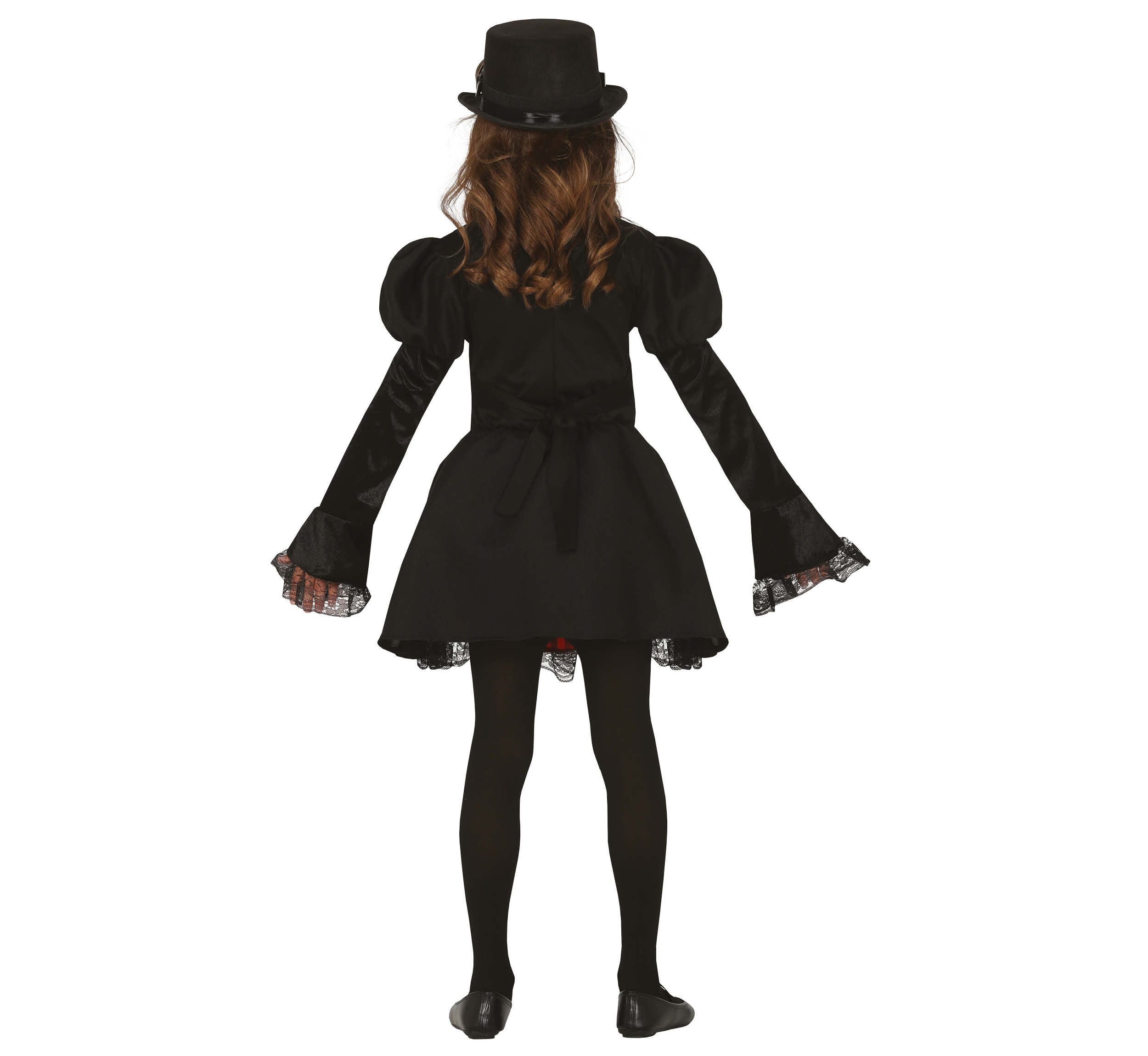 GP77022 – Steampunk Halloween Outfit Kinder – Größe: 128/134 – Farbe: Schwarz