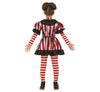 GP77025 – Clown Halloween Kostüm Spuk Zirkus – Größe: 110/116 – Farbe: Schwarz