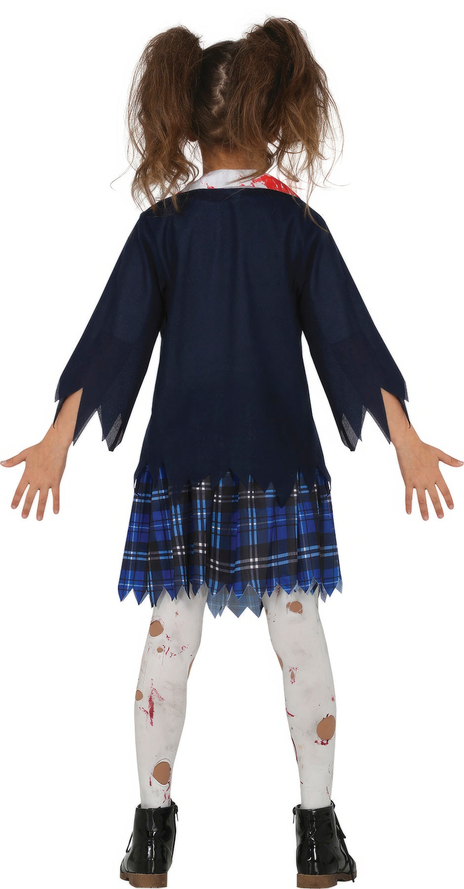 GP77043 – Zombie Kostüm Halloween Blutig – Größe: 128/134 – Farbe: Blau