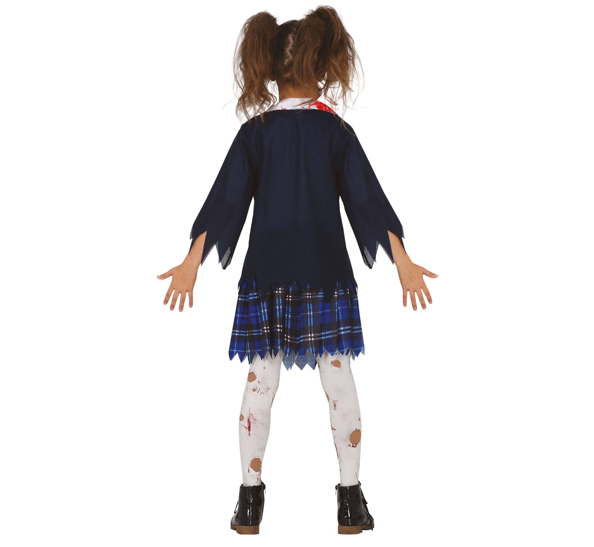 GP77043 – Zombie Kostüm Halloween Blutig – Größe: 140/146 – Farbe: Blau